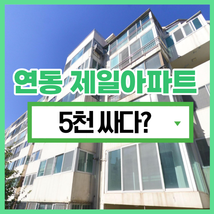  제주법원경매 물건 중에서 실거주하기 좋은 아파트?
