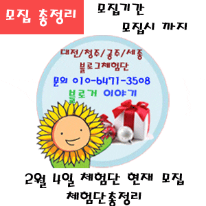 2월 4일 현재 모집중인 체험단 총 40개