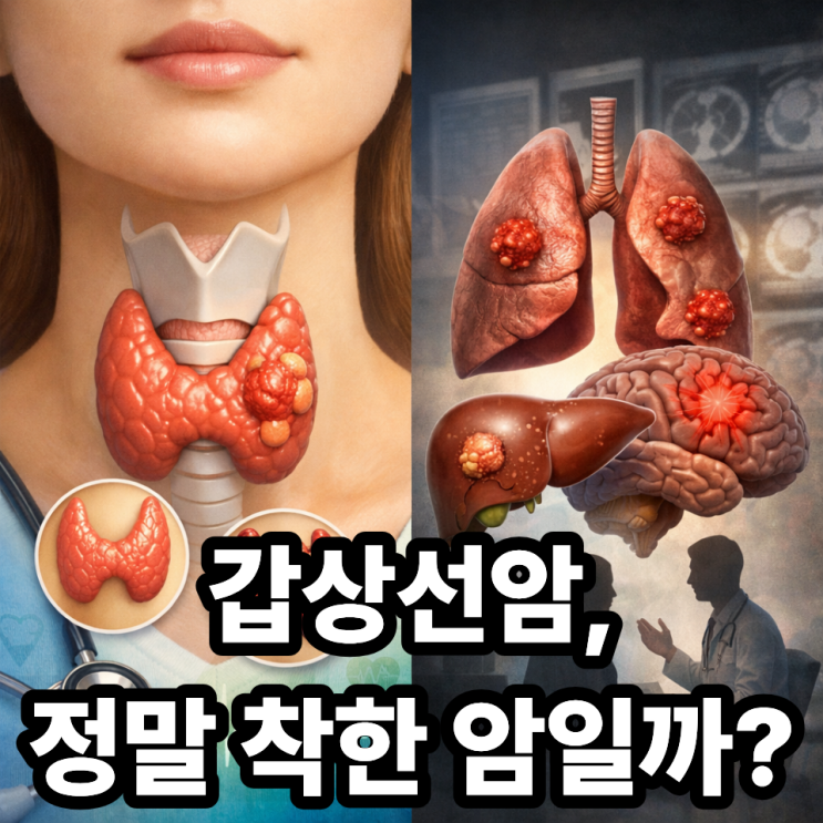  갑상선암이 ‘착한 암’이라 불리는 이유와 한계｜오해와 진실 정리