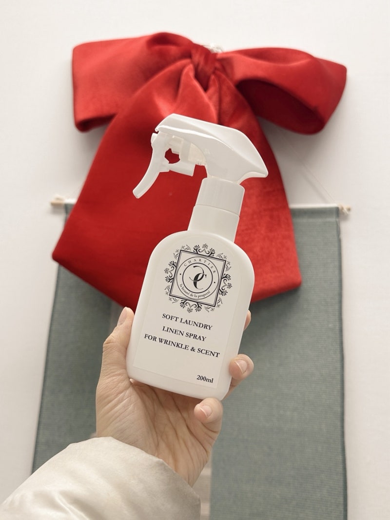 샤르띠에 린넨스프레이 소프트런드리 후기｜샤르띠에 스프레이로 주름+냄새 케어 _ 그리고 ....