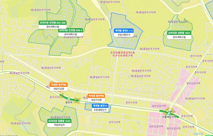  달동네의 변신, 봉천동 재개발 천지개벽 현장 정리... 투자 가치 분석 및 개발호재