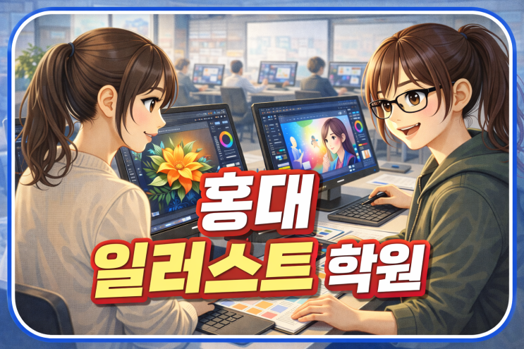  홍대일러스트, 어디서 어떻게 시작해야 할지 고민된다면