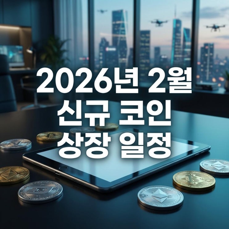  2026년 2월 신규 코인 상장 일정 설 연휴 후 유동성 폭발! 업비트/바이낸스 유망주 확인법