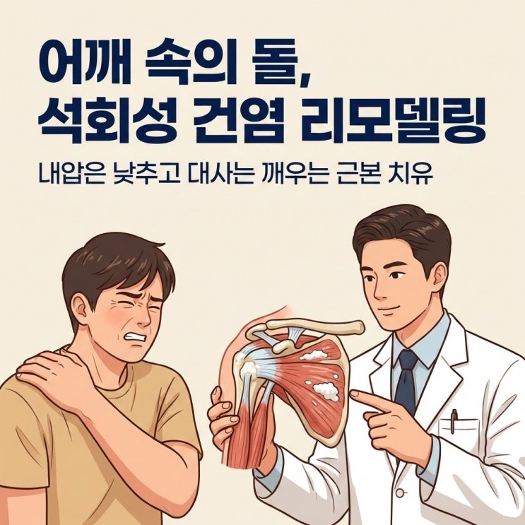  어깨에 박힌 돌의 경고: 석회성 건염과 칼슘 대사 리모델링