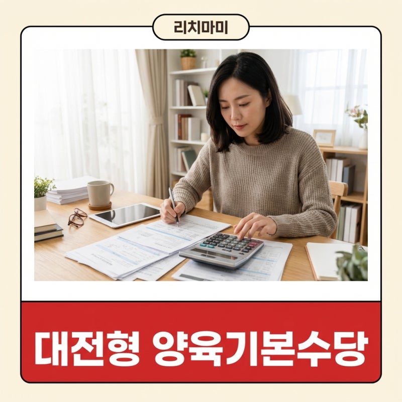 2026 대전형 양육기본수당 소급 신청 지급일 총정리