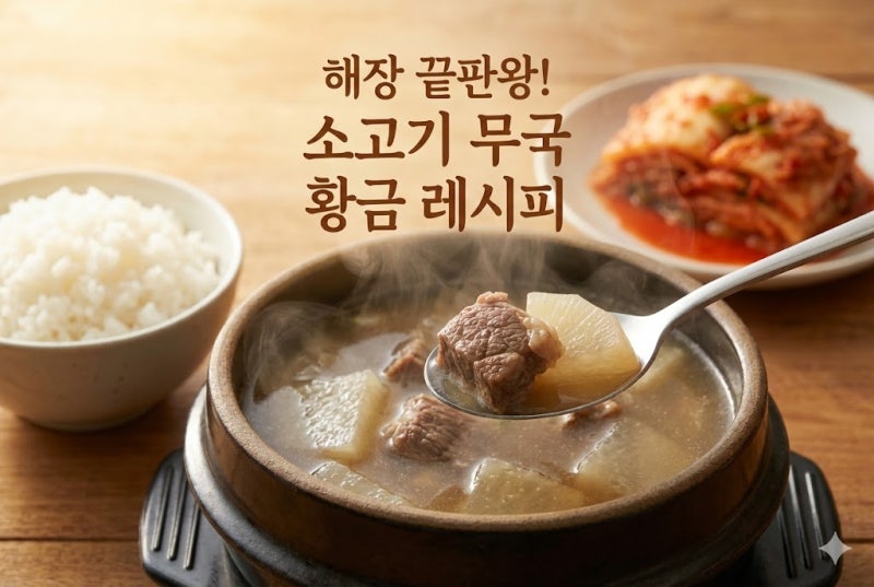 경상도식 vs 서울식 소고기 무국! 주말 아침 속 풀리는 '해장국' 황금 레시피 (고기 부위/간 맞....