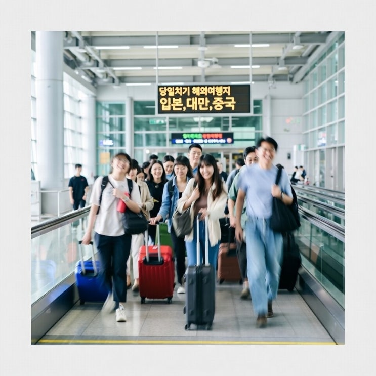  당일치기 해외여행지  일본,대만,중국