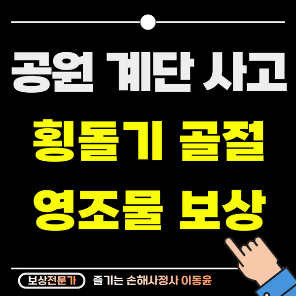  공원 계단 영조물 사고, 횡돌기골절 후유장해 추가 보상 사례