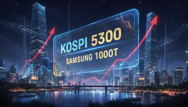  코스피 5300 삼성전자 시총 1000조 돌파! 2026년 2월 증시, 지금 올라타도 될까? (솔직 분석)