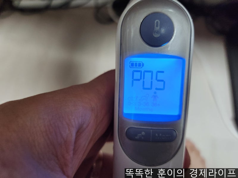 브라운 체온계 고장 IRT6520 POS오류 자가수리 후기