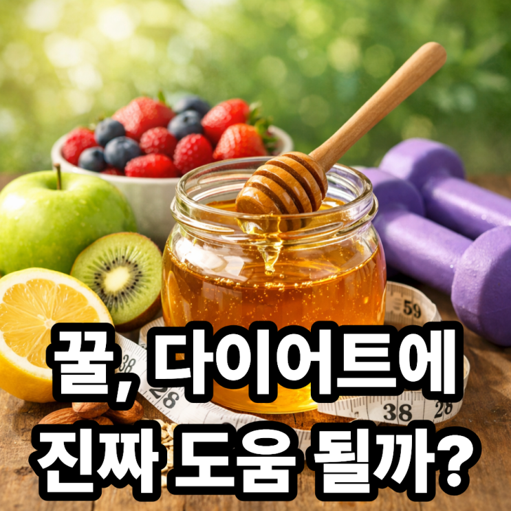  꿀은 다이어트에 도움이 될까? 살 빠진다는 말의 진짜 의미