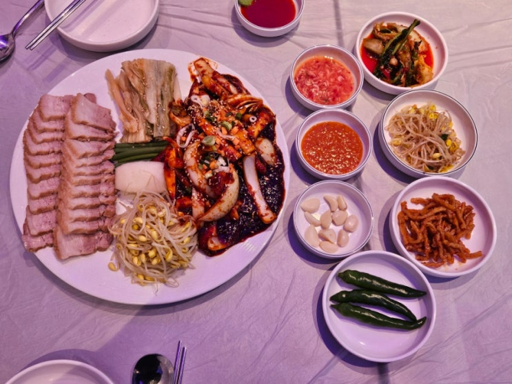 안산이동맛집 갑오징어불보쌈 추천 굴따러가세 한대앞역점