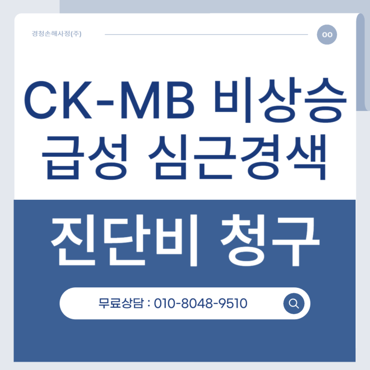  CK-MB 수치 비상승, 급성 심근경색 진단비 청구 가능할까?