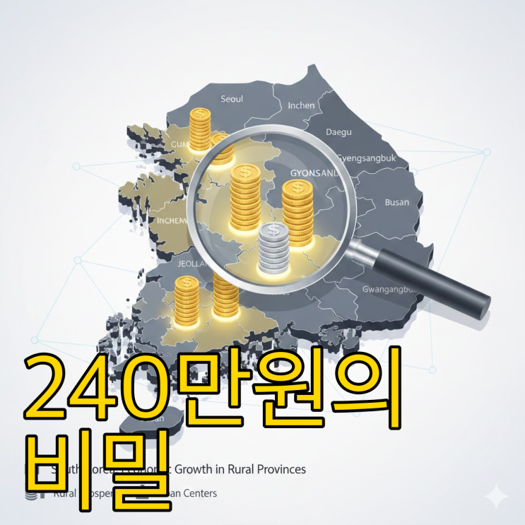  3차 민생지원금 240만원의 정체, 서울은 왜 0원일까?