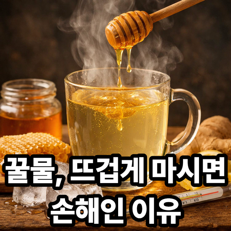   꿀을 따뜻한 물에 타면 안 되는 이유｜꿀물, 제대로 마시는 법
