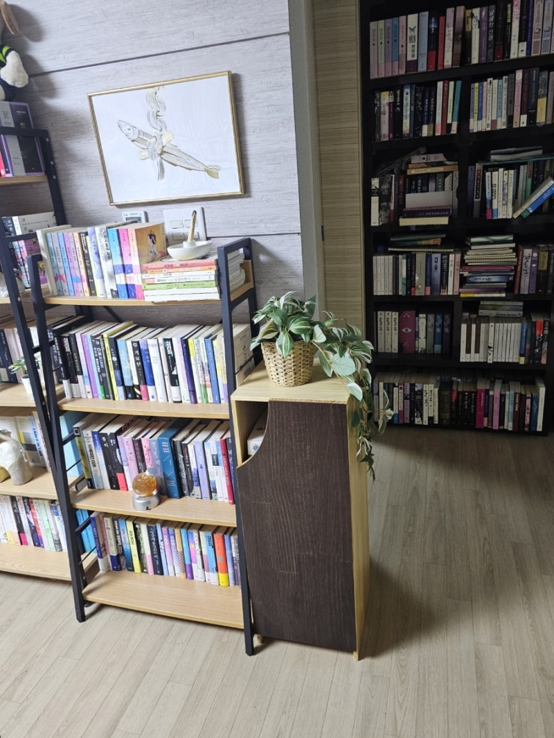 공간을 살려주는 지비노 원목장 틈새수납장으로 집꾸미기 완성
