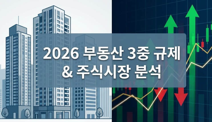 [부동산 이슈] 대통령은 "팔아라" 하는데 퇴로는 막혔다? 2026년 부동산 3중 규제와 주식시장 전망