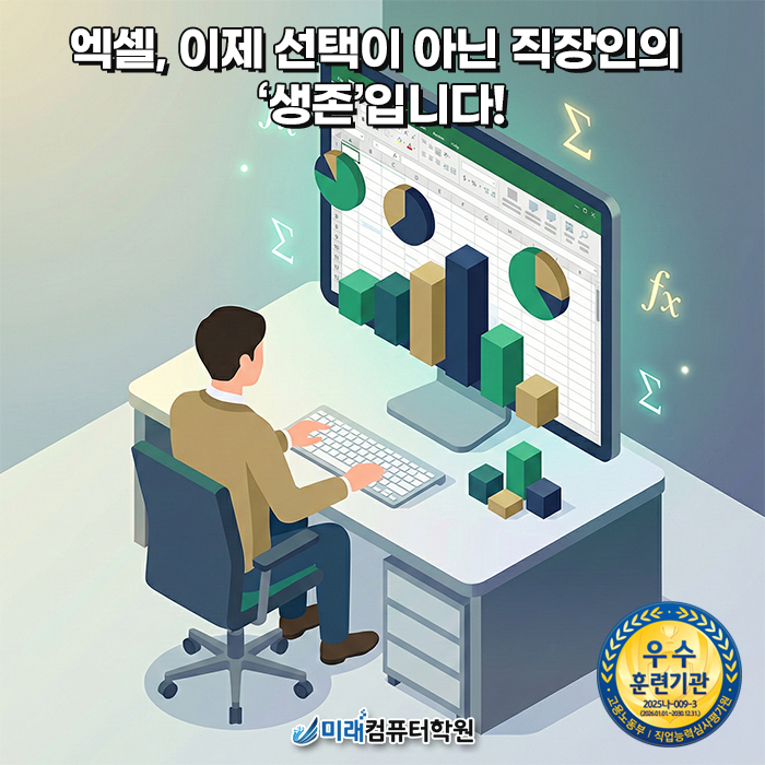 덕천컴활학원 : 컴퓨터활용능력2급 자격증 한달만에 따기! 엑셀 기초부터 실전까지