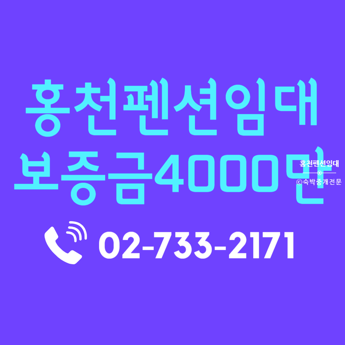  강원도 홍천 펜션 임대 오션월드 수요까지 잡는 사계절 풀가동 수익형 매물