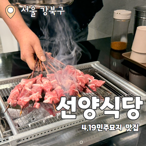  선양식당 : 덕성여대 원조 양꼬치맛집 내돈내산 추천 후기