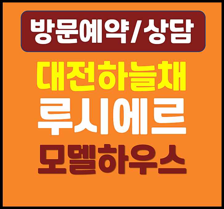  대전 하늘채 루시에르 잔여세대 분양