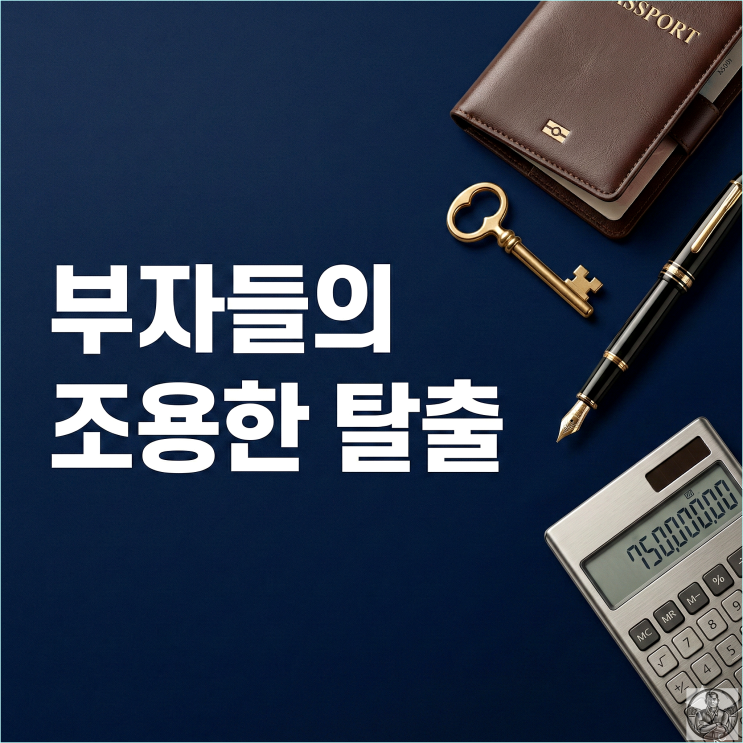  한국 떠나는 슈퍼리치, 결국 선택은 이 3곳입니다 (2026 투자이민)