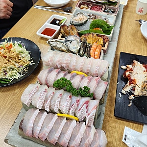 [영종도횟집] 신선한 회가 먹고 싶어서 찾아간, 구읍뱃터맛집 작약도 내돈내산 (+ 에어비앤비....