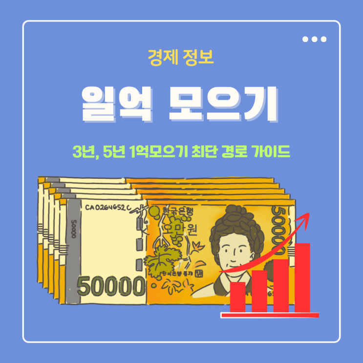  3년, 5년 1억모으기 최단 경로 가이드