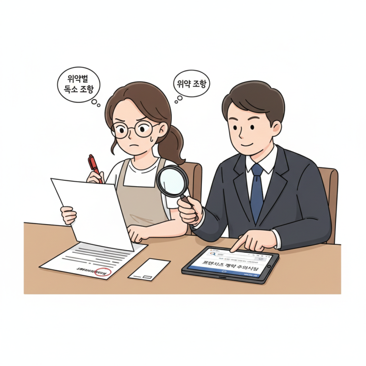  프랜차이즈 창업 전 반드시 알아야 할 위약벌의 함정과 소송 리스크