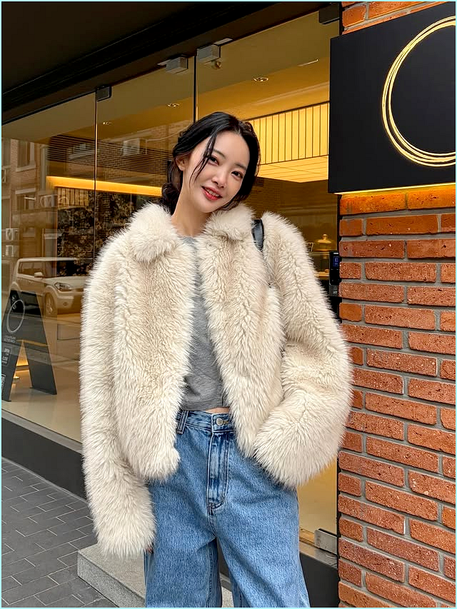  "수백만 원대 밍크인 줄.." 안이서, 한파 녹이는 역대급 에코퍼 코디.. 가격 알고보니 반전이네?