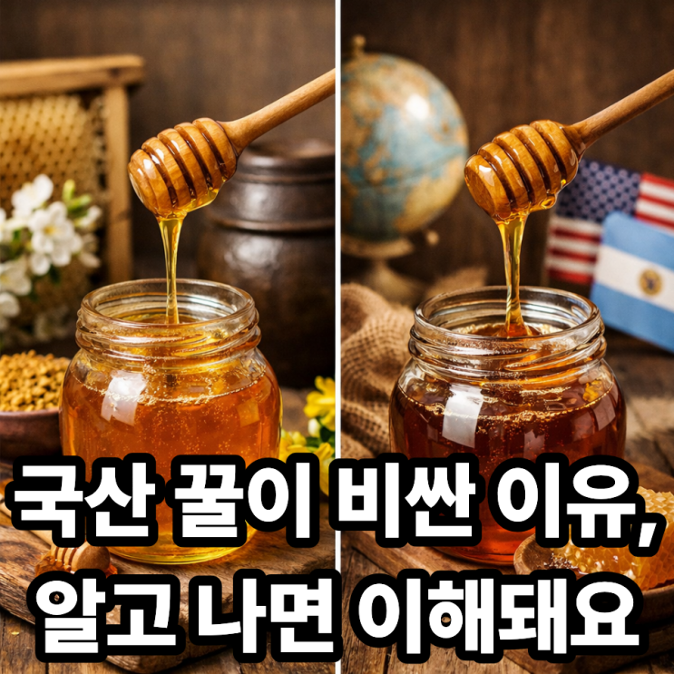  국산 꿀 vs 수입 꿀 차이점 총정리｜어떤 꿀이 더 좋을까?