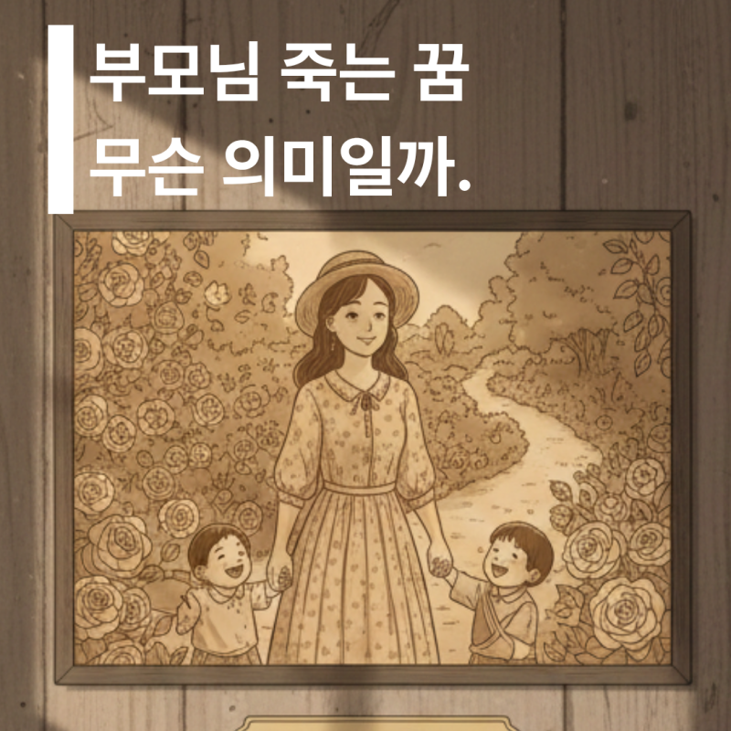 가족이 죽는 꿈 엄마 아빠 부모님 돌아가시는꿈 어머니 아버지 해몽
