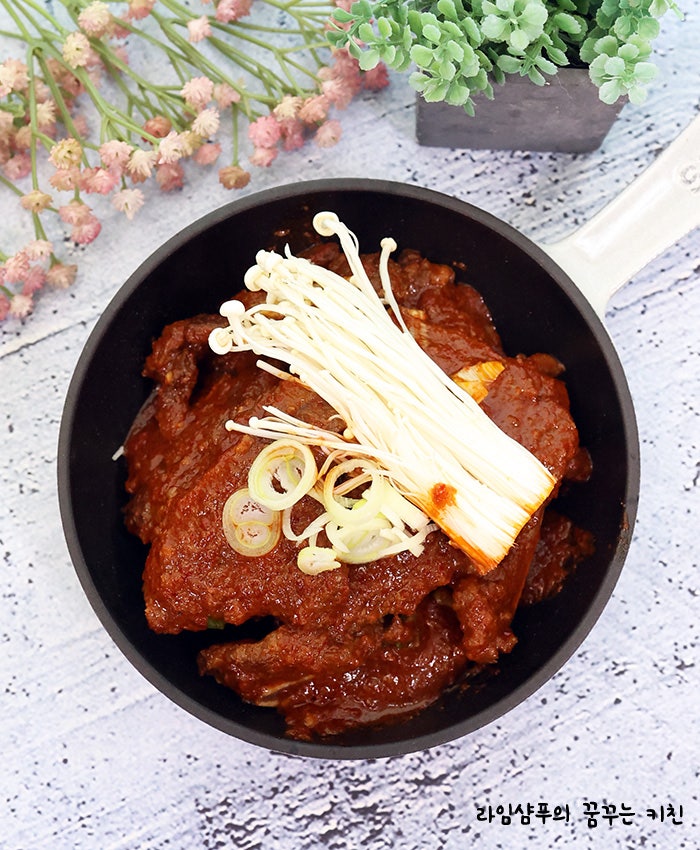 간단 소갈비찜 레시피 LA 갈비찜 만들기 매운 소갈비 양념 황금레시피
