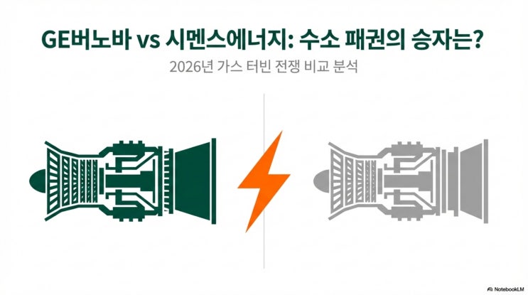 GE버노바 vs 시멘스에너지: 수소 패권의 승자는?