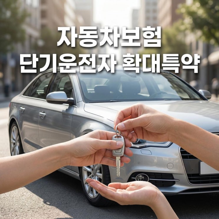  자동차보험 단기운전자 확대특약 설날 교대운전, 당일 신청하면 '무보험'입니다! (D-1 필수)
