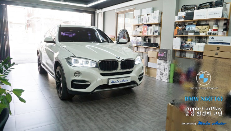  BMW X6(F16) 애플 카플레이 사용을 위한 순정 활성화 코딩
