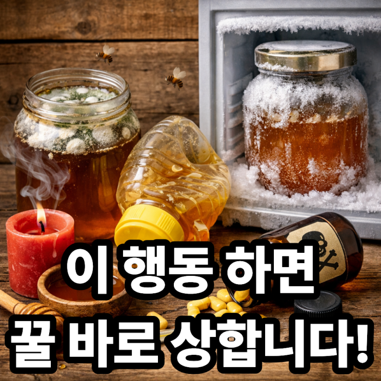  꿀 보관 시 절대 하면 안 되는 행동 5가지, 이렇게 두면 바로 망가집니다