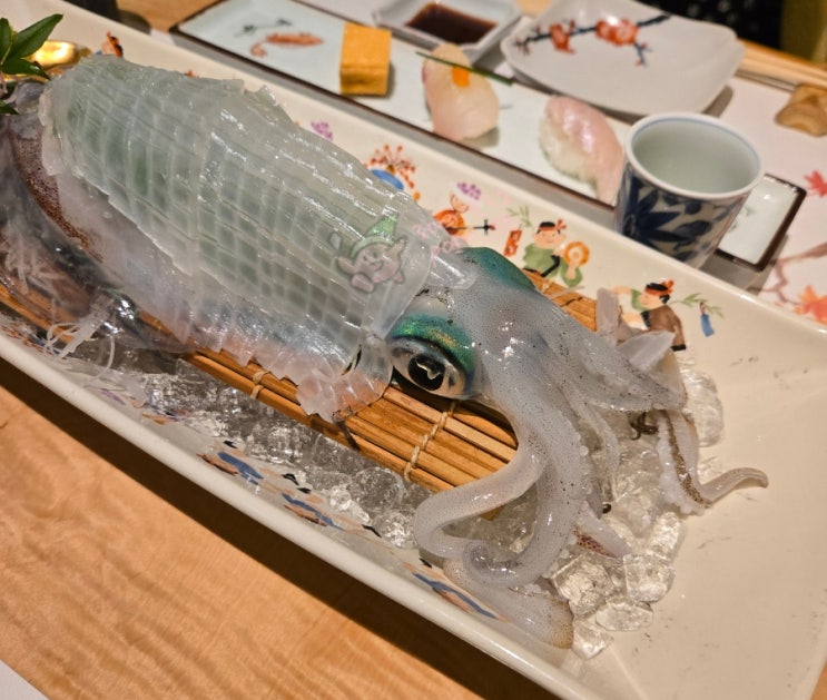  후쿠오카 하카타역 활 오징어 회 맛집 가격 미야코 호텔 우오쿠라