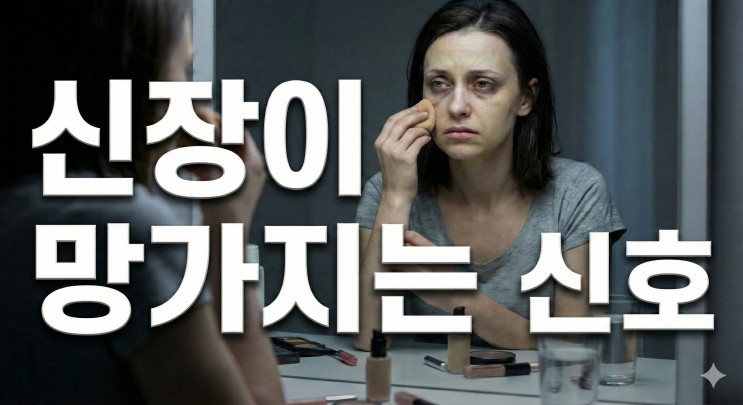  "아침마다 퉁퉁 붓는 얼굴, 피곤해서가 아니라 '신장'이 망가진 겁니다"