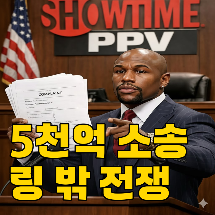  메이웨더 5천억 증발? 무패 복서의 충격 소송