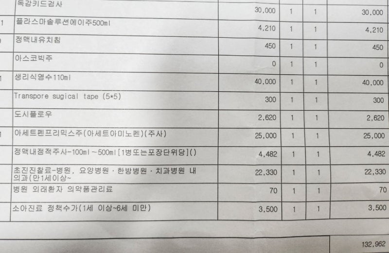 비형독감 증상 전염 잠복기 수액 재검사 비용 실비청구
