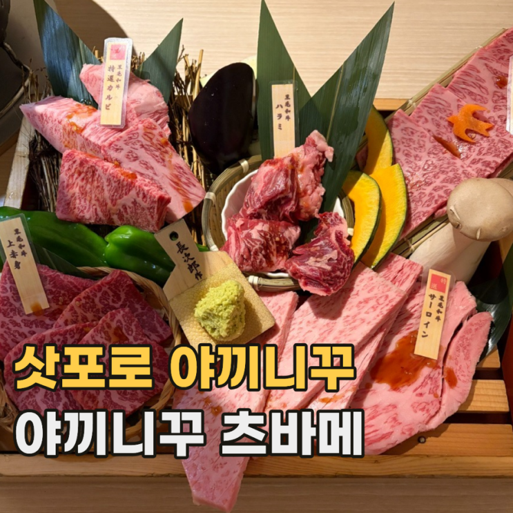  삿포로 츠바메 つばめ 예약 필수인 스스키노 야끼니꾸 맛집