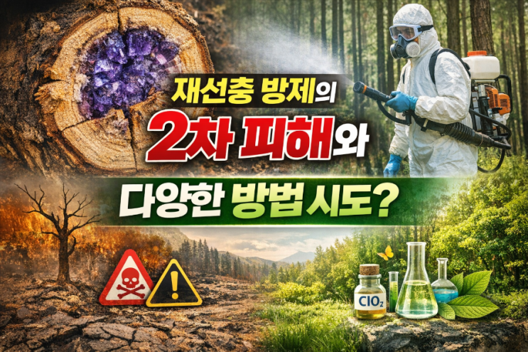  재선충 방제 농약의 역설과 산림을 지키는 새로운 관리 대안