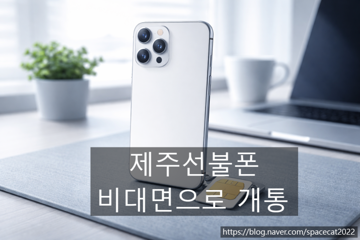  제주선불폰 비대면으로 개통하는 방법 한눈에 정리