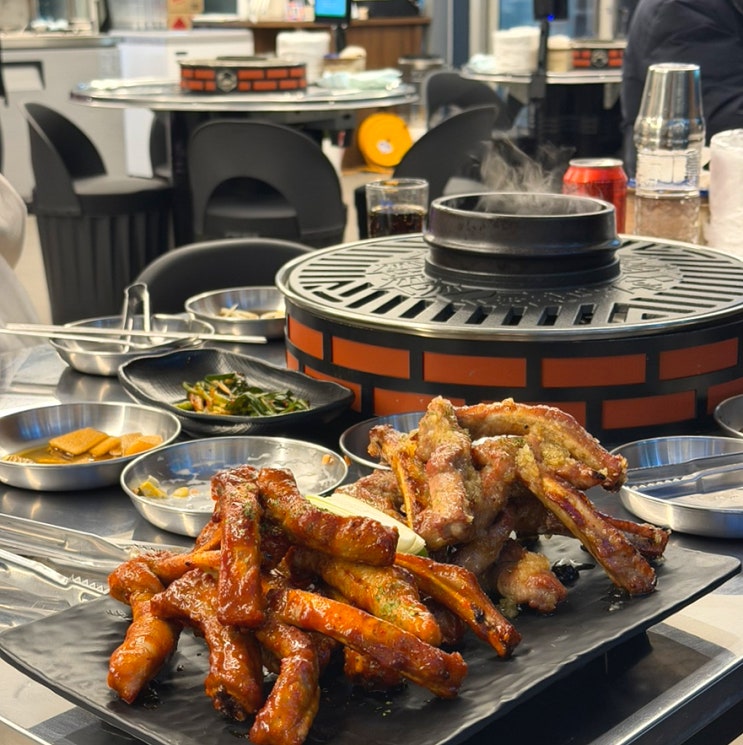  창원 어반브릭스맛집 수암골 쪽갈비마을 창원중동점ㅣ구워져 나오는 곳