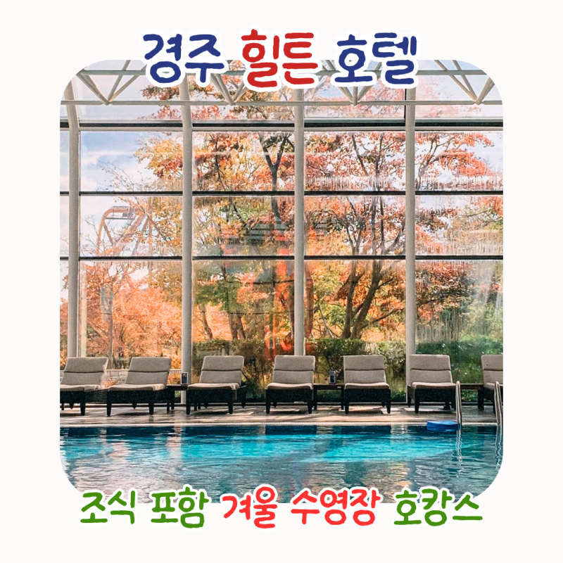 경주 힐튼호텔 수영장 조식 포함 호캉스 특가 | 2월 3월 국내여행지 추천