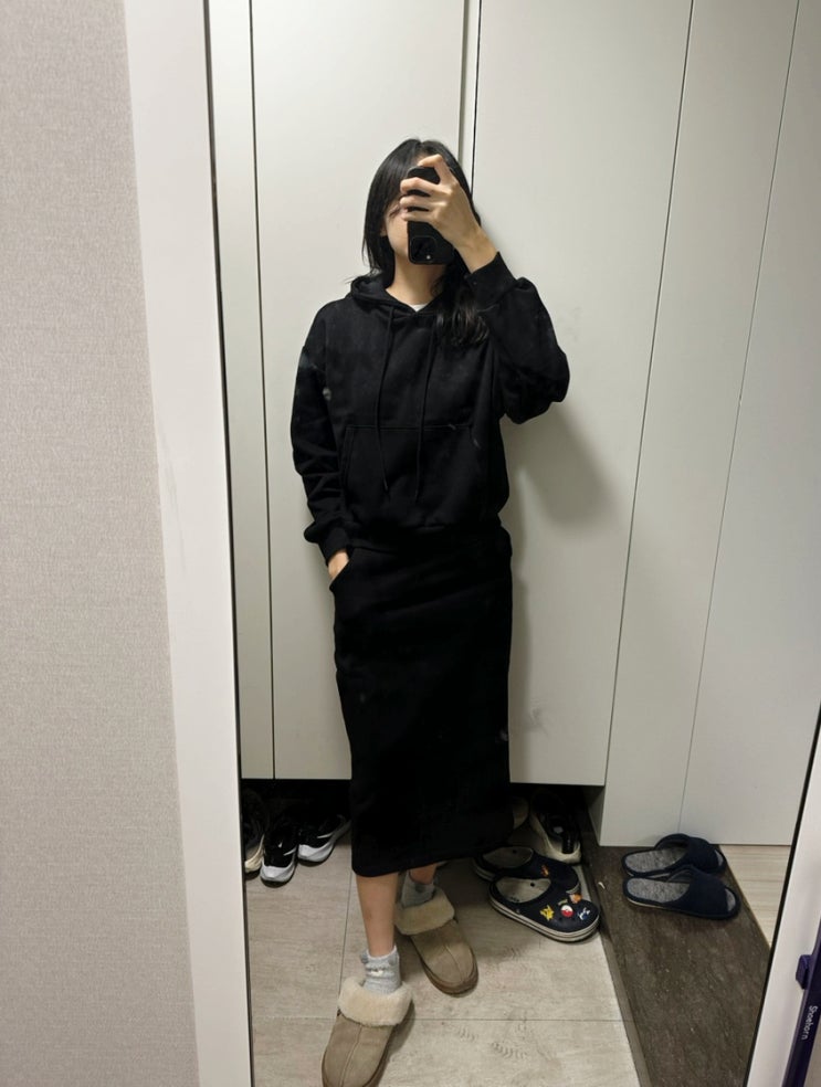  여성트레이닝세트 이노에 기모 따뜻한 꾸안꾸 코디
