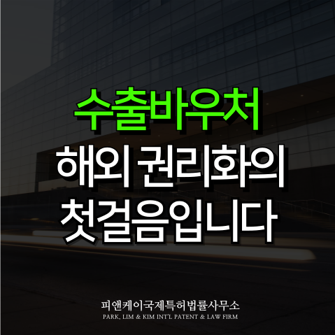  수출바우처 지원사업, 해외 권리화의 첫걸음