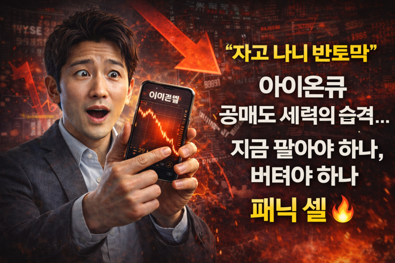 결국 터졌다, 하루 만에 -37%! 아이온큐 공매도 리포트 직격탄 매출 86%가 가짜 진실 공방 확산