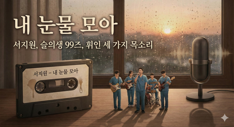 [드라마 OST] '내 눈물 모아' 원곡 서지원부터 슬기로운 의사생활 99즈·휘인까지, 세 가지 버전....